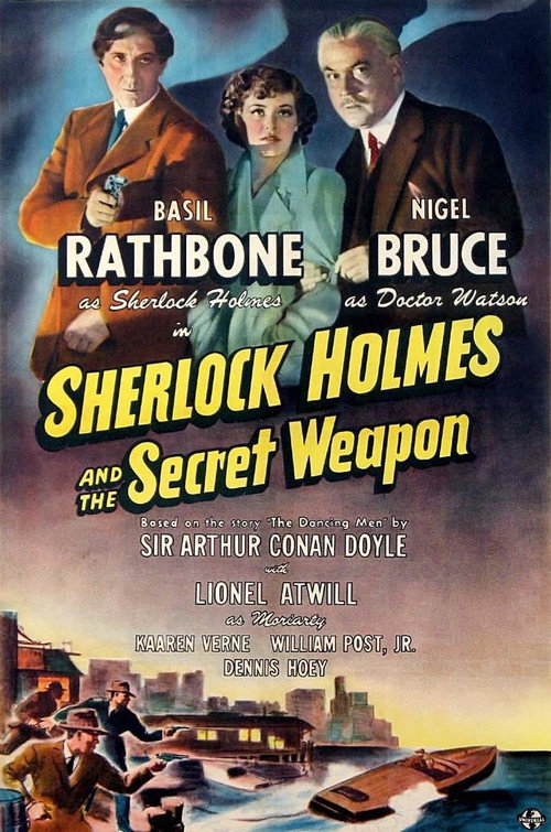 Poster for Sherlock Holmes And The Secret Weapon (1942)